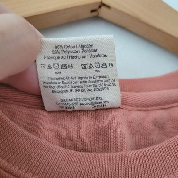 Lake George NY Adirondacks Sweatshirt Pink Orange Yellow Medium - Picture 4 of 9